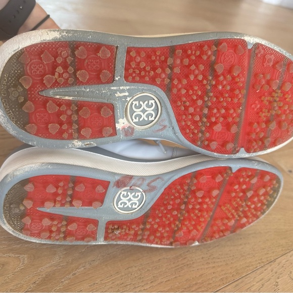 G/Fore Mens High Top Golf Shoe Shark Skin White Grey Size 9.5 - Picture 6 of 7